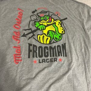 Bold Mariner-Frogman Lager tee-sz L